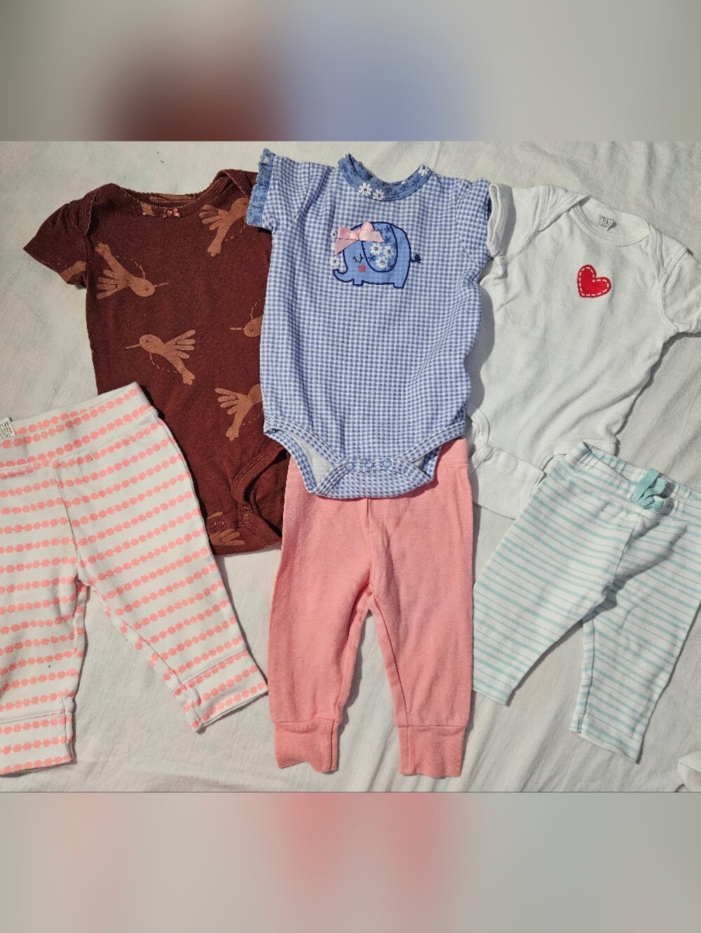 3-6 Mth Baby Girl Outfit Bundle
